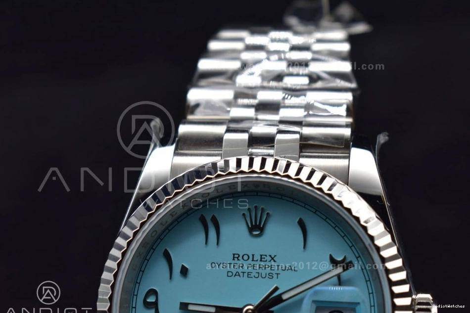 Versatile 566 Best Dial Marker Edition Jubilee Tiffany on 36 DateJust DIWF Blue 1:1 Arabic 904L SA 126234 Steel Bracelet 0122